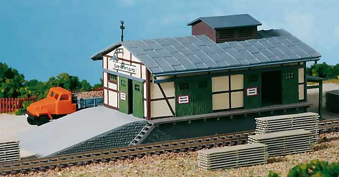 Modelová železnice - H0 Stavebnice - skladiště