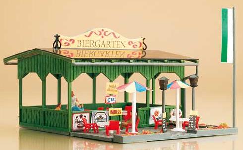 Modelová železnice - H0 Stavebnice - zahradní restaurace