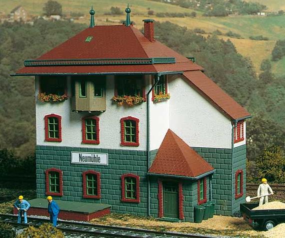 Modelová železnice - H0 Stavebnice - stavědlo "Neumühle"