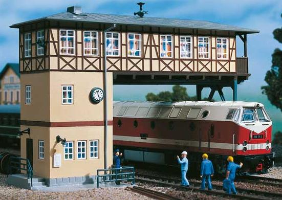 Modelová železnice - H0 Stavebnice - portálové stavědlo