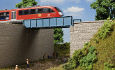H0 Stavebnice - železniční most ocelový přímý 127mm