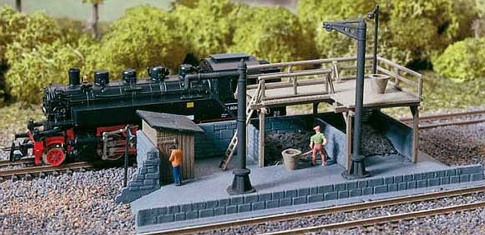 Modelová železnice - TT Stavebnice - zauhlovací zařízení s vodním jeřábem