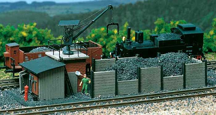 Modelová železnice - TT Stavebnice - zauhlovací zařízení