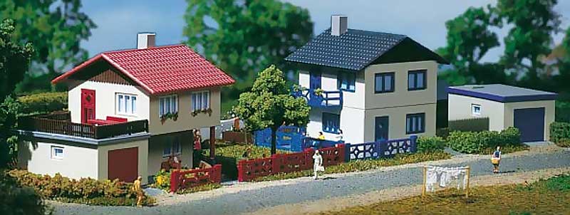 Modelová železnice - N Stavebnice - rodinný dům 2ks