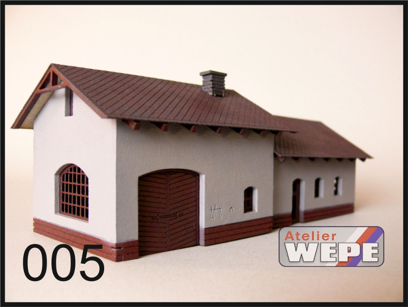 Modelová železnice - H0 Stavebnice - historické stavení "Kovárna"