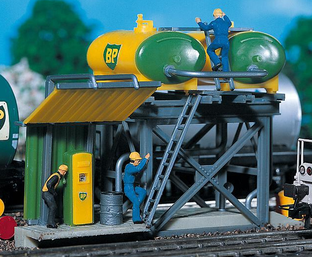 Modelová železnice - H0 Stavebnice - dieselová čerpací stanice
