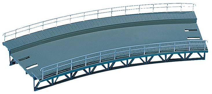 Modelová železnice - H0 Stavebnice - železniční mostní díl obloukový R1 R360,0mm/30°