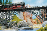 H0 Stavebnice - železniční most ocelový přímý 355mm
