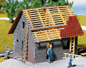 H0 Stavebnice - malý rozestavěný dům