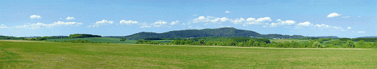 Karton - pozadí "Mittelgebirge" 270x50cm