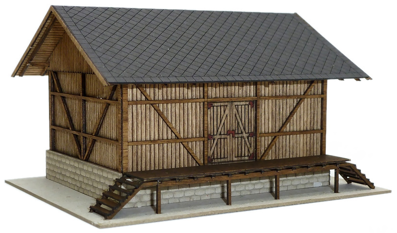 Modelová železnice - H0 Stavebnice - skladiště uhlí