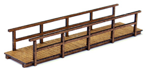 Modelová železnice - H0 Stavebnice - malý dřevěný most 90mm