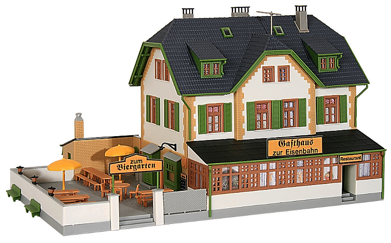Modelová železnice - H0 Stavebnice - pivovar s restaurací