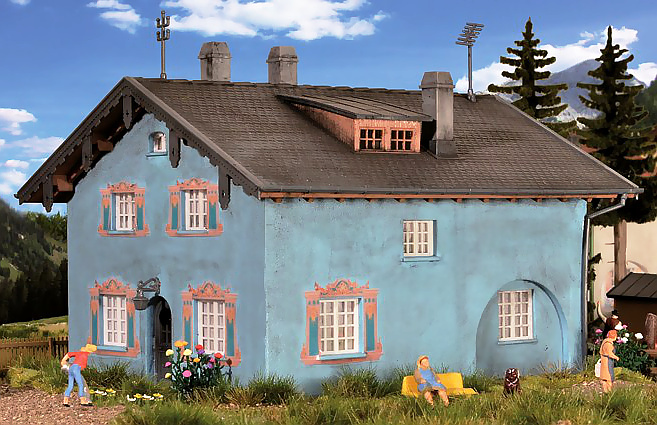 Modelová železnice - H0 Stavebnice - rodinný dům "Bichelberg"