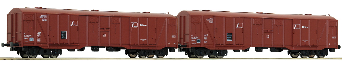 Modelová železnice - H0 2ks Krytý vůz Hadgs, ČD Cargo, Ep.V