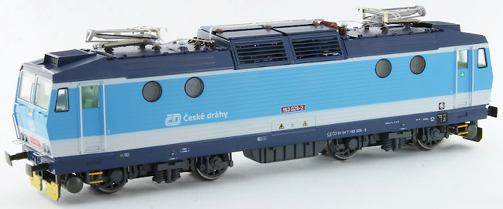 Modelová železnice - H0 Elektrická lokomotiva 163.026, ČD, Ep.VI