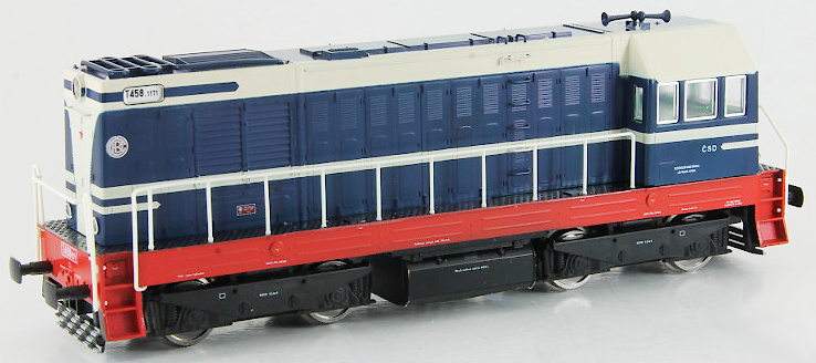 Modelová železnice - H0 Dieselová lokomotiva T458.1171 "Velký Hektor", ČSD, Ep.IV