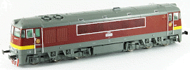 H0 Dieselová lokomotiva T678.0002 "Pomeranč", ČSD, Ep.III