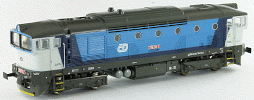 H0 Dieselová lokomotiva 750.703 "Brejlovec", ČD, Ep.V