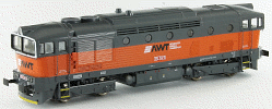 H0 Dieselová lokomotiva 753.714 "Brejlovec", AWT, Ep.V
