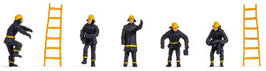 H0 Figurky - hasiči