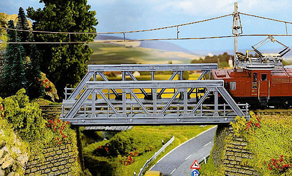 Modelová železnice - H0 Stavebnice - železniční mostní díl přímý 180mm
