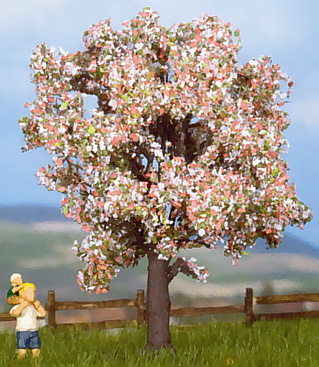 Modelová železnice - Strom - ovocný kvetoucí 7,5cm