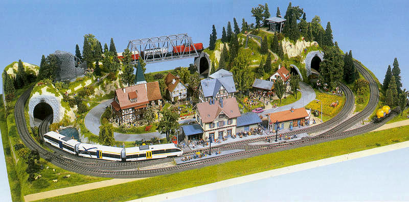 Modelová železnice - H0/TT Základ kolejiště "Rosenheim" 160x100cm
