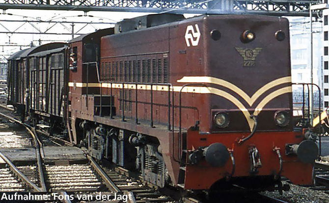 Modelová železnice - N Dieselová lokomotiva NS2218, NS, Ep.IV