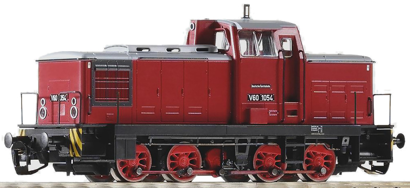 Modelová železnice - TT Dieselová lokomotiva V60.10, DR, Ep.III