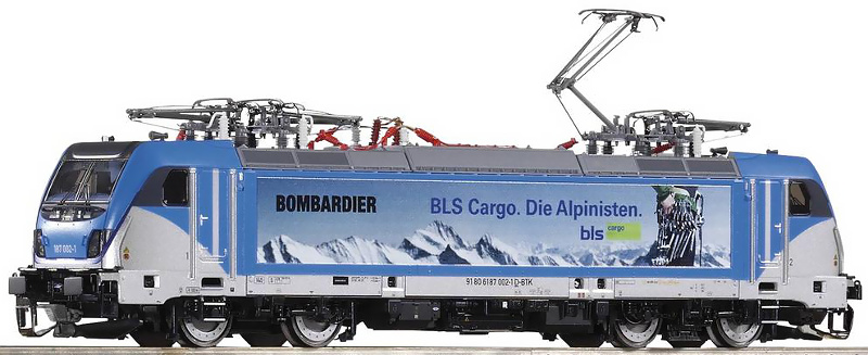 Modelová železnice - TT Elektrická lokomotiva BR187 "BLS Cargo", RAILPOOL, Ep.VI