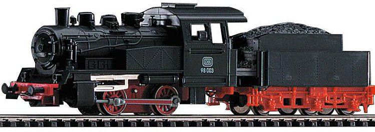 Modelová železnice - H0 HOBBY Parní lokomotiva s tendrem