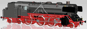 H0 Parní lokomotiva BR62, DB, Ep.III