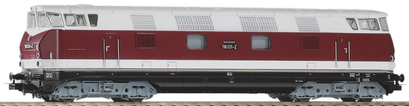 Modelová železnice - H0 Dieselová lokomotiva BR118.131-2 GFK, DR, Ep.IV