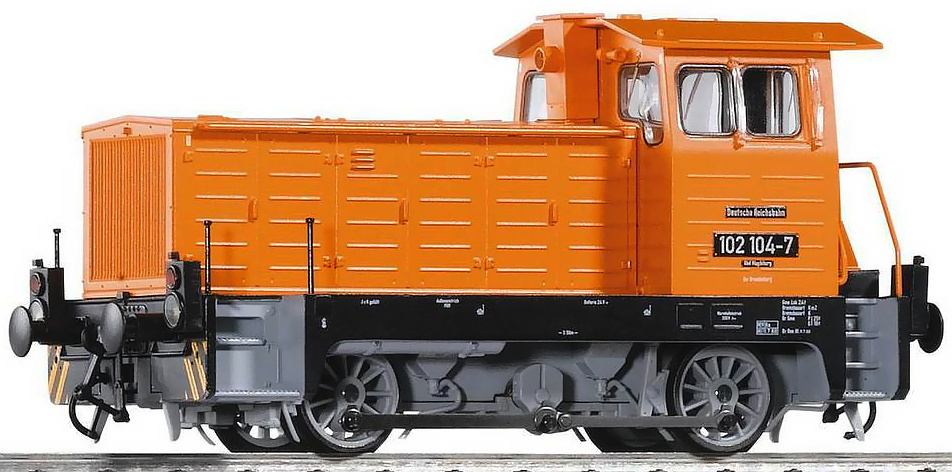 Modelová železnice - H0 Dieselová lokomotiva BR102.1, DR, Ep.IV