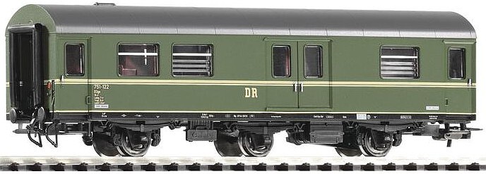 Modelová železnice - H0 Zavazadlový vůz D3ge, DR, Ep.III