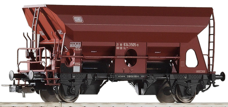 Modelová železnice - H0 Výsypný vůz Fc087, DB, Ep.IV