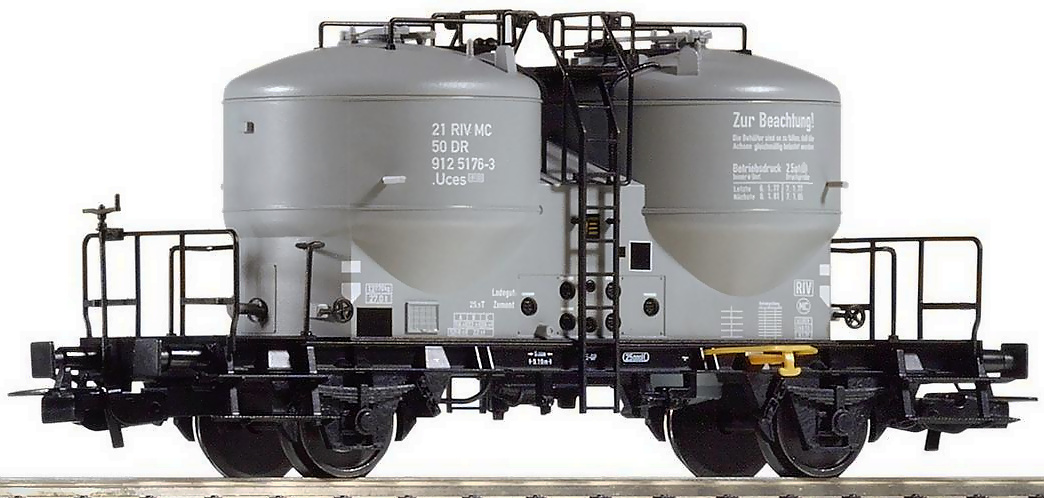 Modelová železnice - H0 Vůz na cement Ucs9120, DR, Ep.IV