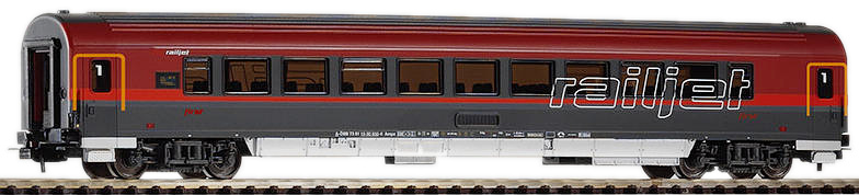 Modelová železnice - H0 Rychlíkový vůz "Railjet" 1.tř., ÖBB, Ep.VI