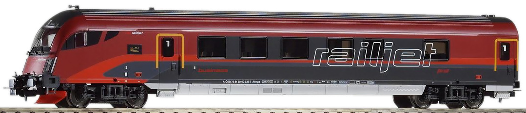 Modelová železnice - H0 Řídící vůz "Railjet", ÖBB, Ep.VI