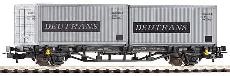 Modelová železnice - H0 Kontejnerový vůz Lgs579 "Deutrans", DR, Ep.IV