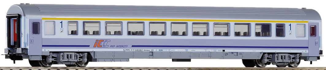 Modelová železnice - H0 Rychlíkový vůz IC 1.tř., PKP, Ep.VI