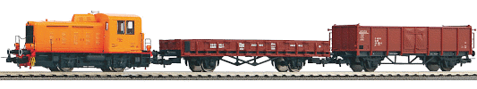 H0 Digitální set - vlak s lokomotivou TGK2 DR s kolejemi s podložím