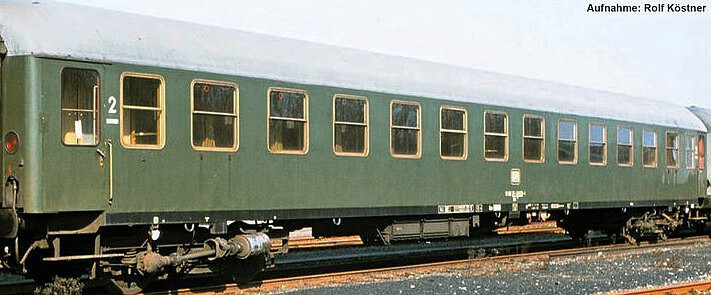 Modelová železnice - H0 Rychlíkový vůz ABm223 1./2.tř., DB, Ep.IV