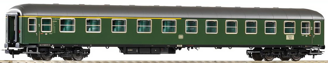 Modelová železnice - H0 Rychlíkový vůz AB4üm 1./2.tř., DB, Ep.III