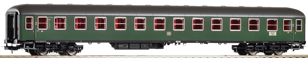 Modelová železnice - H0 Rychlíkový vůz B4üm 2.tř., DB, Ep.III