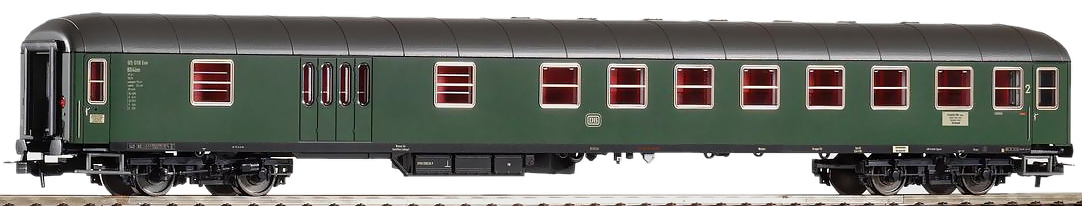 Modelová železnice - H0 Rychlíkový vůz BDms272 2.tř. se zavazadlovým odd., DB, Ep.III