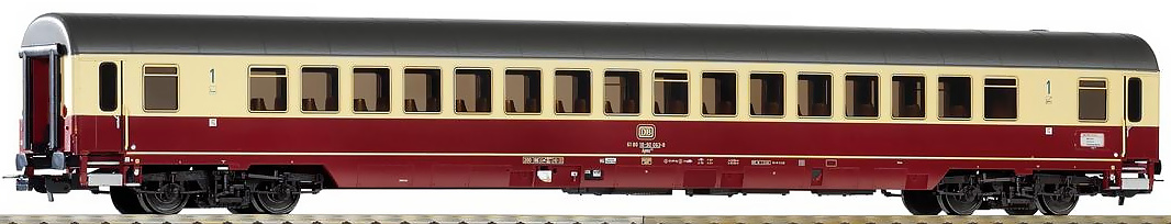Modelová železnice - H0 Rychlíkový vůz Apmz121 1.tř., DB, Ep.IV