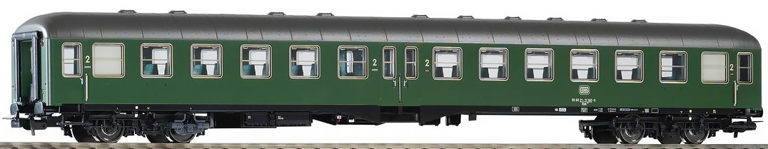 Modelová železnice - H0 Rychlíkový vůz Bym 2.tř., DB, Ep.IV