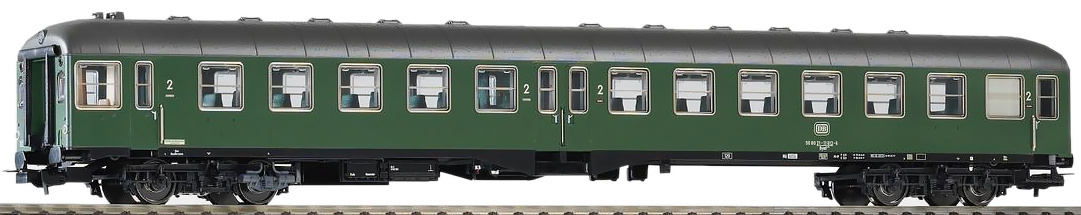 Modelová železnice - H0 Rychlíkový vůz Bymf 2.tř., DB, Ep.IV